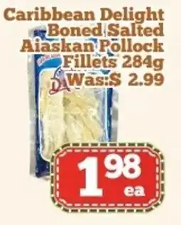 Nations Fresh Foods Caribbean Delight Boned Salted Alaskan Pollock Fillets offer