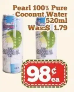 Nations Fresh Foods Pearl 100% Pure Coconut Water offer