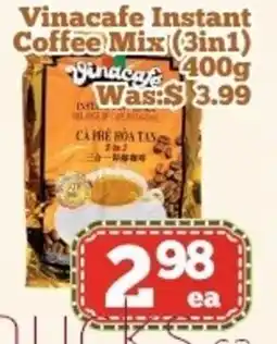 Nations Fresh Foods Vinacafe Instant Coffee Mix offer