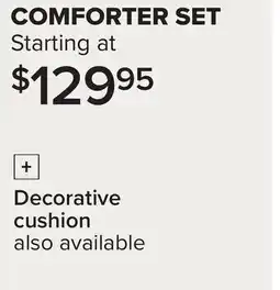 Linen Chest COMFORTER SET offer