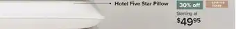 Linen Chest Hotel Five Star Pillow offer
