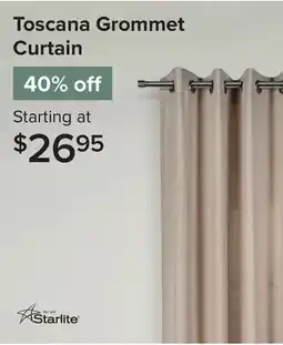 Linen Chest Toscana Grommet Curtain offer
