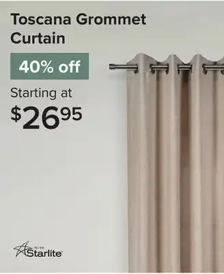 Linen Chest Toscana Grommet Curtain offer