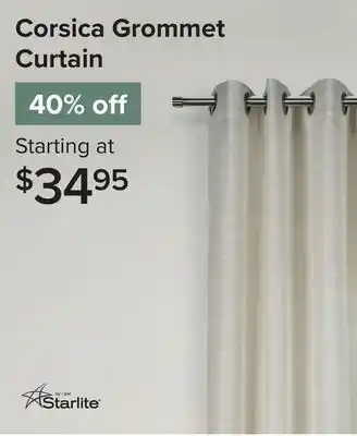 Linen Chest Corsica Grommet Curtain offer