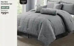 Linen Chest Hex Geo Comforter Set offer