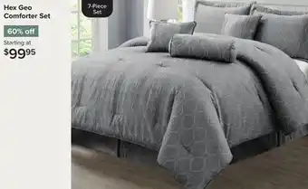 Linen Chest Hex Geo Comforter Set offer