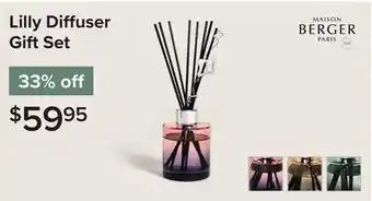 Linen Chest Lilly Diffuser Gift Set offer