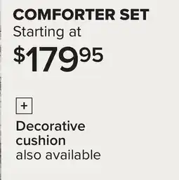 Linen Chest Decorative cushion also COMFORTER SET offer