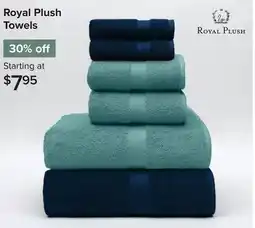 Linen Chest Royal Plush Towels offer