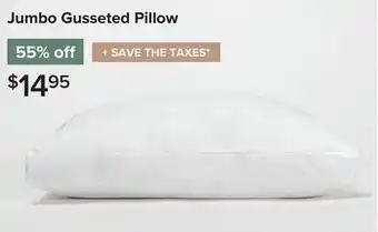 Linen Chest Jumbo Gusseted Pillow offer
