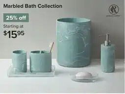 Linen Chest Marbled Bath Collection offer