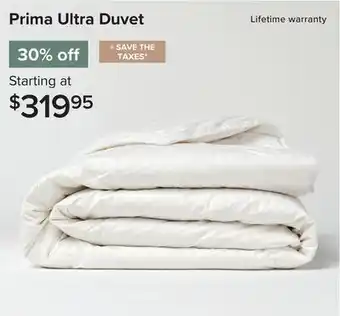 Linen Chest Prima Ultra Duvet offer