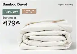 Linen Chest Bamboo Duvet offer