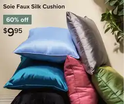 Linen Chest Soie Faux Silk Cushion offer