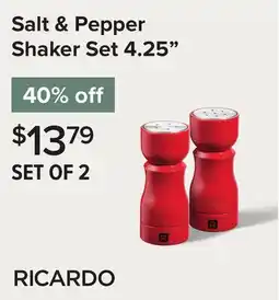 Linen Chest Salt & Pepper Shaker Set 4.25 offer