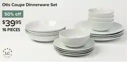 Linen Chest Otis Coupe Dinnerware Set offer