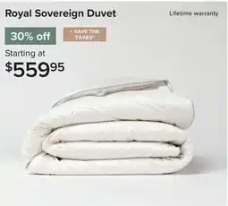 Linen Chest Royal Sovereign Duvet offer