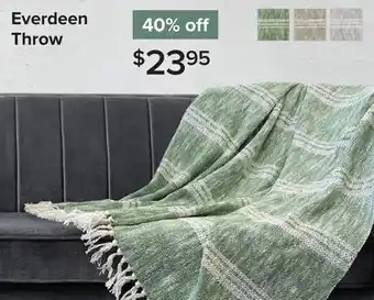 Linen Chest Everdeen Throw offer