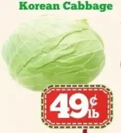 Nations Fresh Foods Korean Cabbage offer