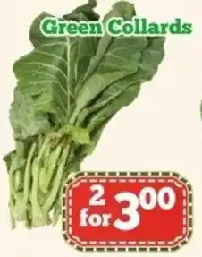 Nations Fresh Foods Green collards offer