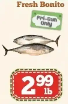 Nations Fresh Foods Fresh bonito offer