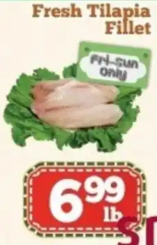 Nations Fresh Foods Fresh tilapia fillet offer