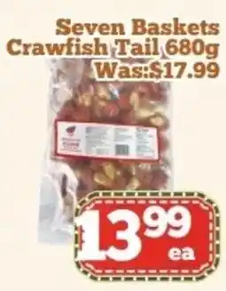Nations Fresh Foods Seven baskets crawfish tail offer