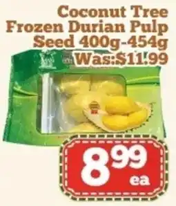 Nations Fresh Foods Coconut tree frozen durian pulp seed offer
