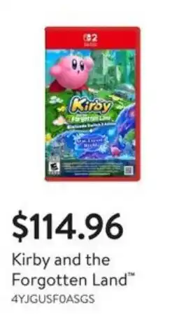 Walmart Kirby and the Forgotten Land offer