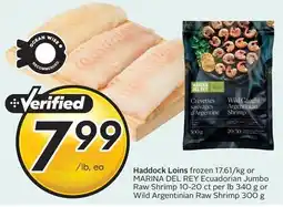 Sobeys Haddock Loins frozen offer