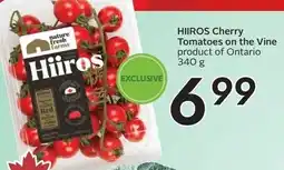 Sobeys Hiiros cherry tomatoes on the vine offer