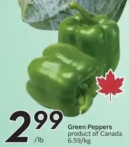 Sobeys Green Peppers offer