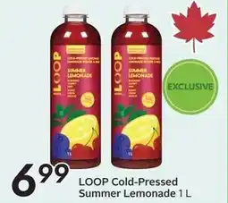 Sobeys LOOP Cold-Pressed Summer Lemonade offer