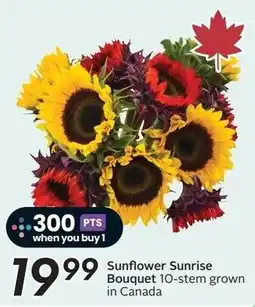 Sobeys Sunflower Sunrise Bouquet offer