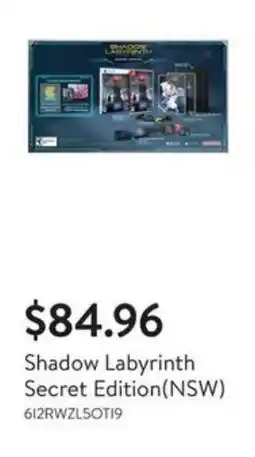 Walmart Shadow Labyrinth Secret Edition NSW offer