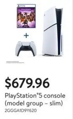 Walmart PlayStation 5 console model group slim offer