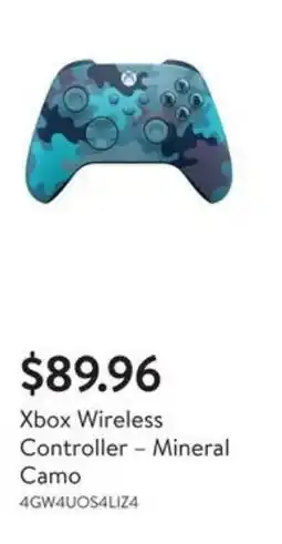 Walmart Xbox wireless controller mineral camo offer