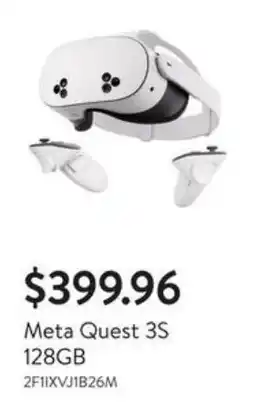 Walmart Meta Quest 3S 128 gb offer