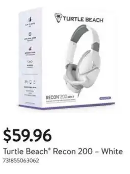 Walmart Turtle Beach Recon 200 White offer