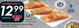 Sobeys Marinated fresh atlantic salmon fillets offer