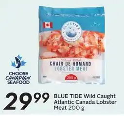Sobeys Blue tide wild caught atlantic canada lobster meat offer
