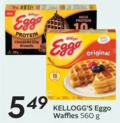 Sobeys Kellogg's eggo waffles offer