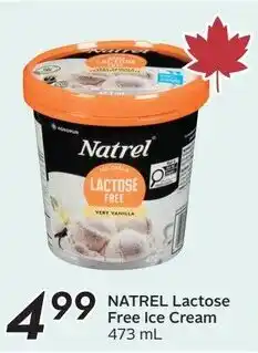 Sobeys Natrel lactose free ice cream offer