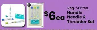 Fabricland Handle Needle & Threader Set offer