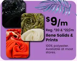 Fabricland Ilene Solids & Prints offer