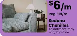 Fabricland Sedona Chenilles offer