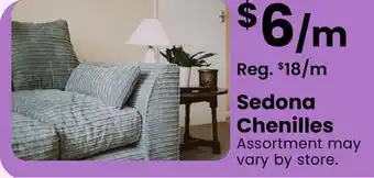 Fabricland Sedona Chenilles offer