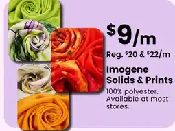 Fabricland Imogene Solids & Prints offer