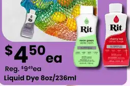 Fabricland Liquid Dye 8oz/236ml offer