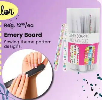 Fabricland Emery Board Sewing theme offer